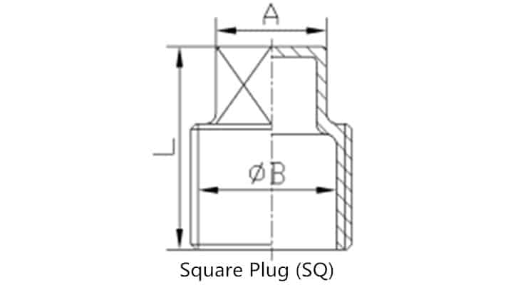 Square Plug Socket Sizes Square Plug (SQ) - Double Well International Trade Co., Ltd