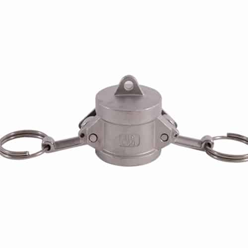 stainless steel camlock coupling dust cap Double Well International